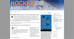 Desktop Screenshot of hockeynarrative.com